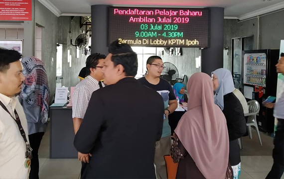 Pendaftaran Pelajar Baharu Sesi Julai 2019 di Kolej Poly-Tech MARA Ipoh
