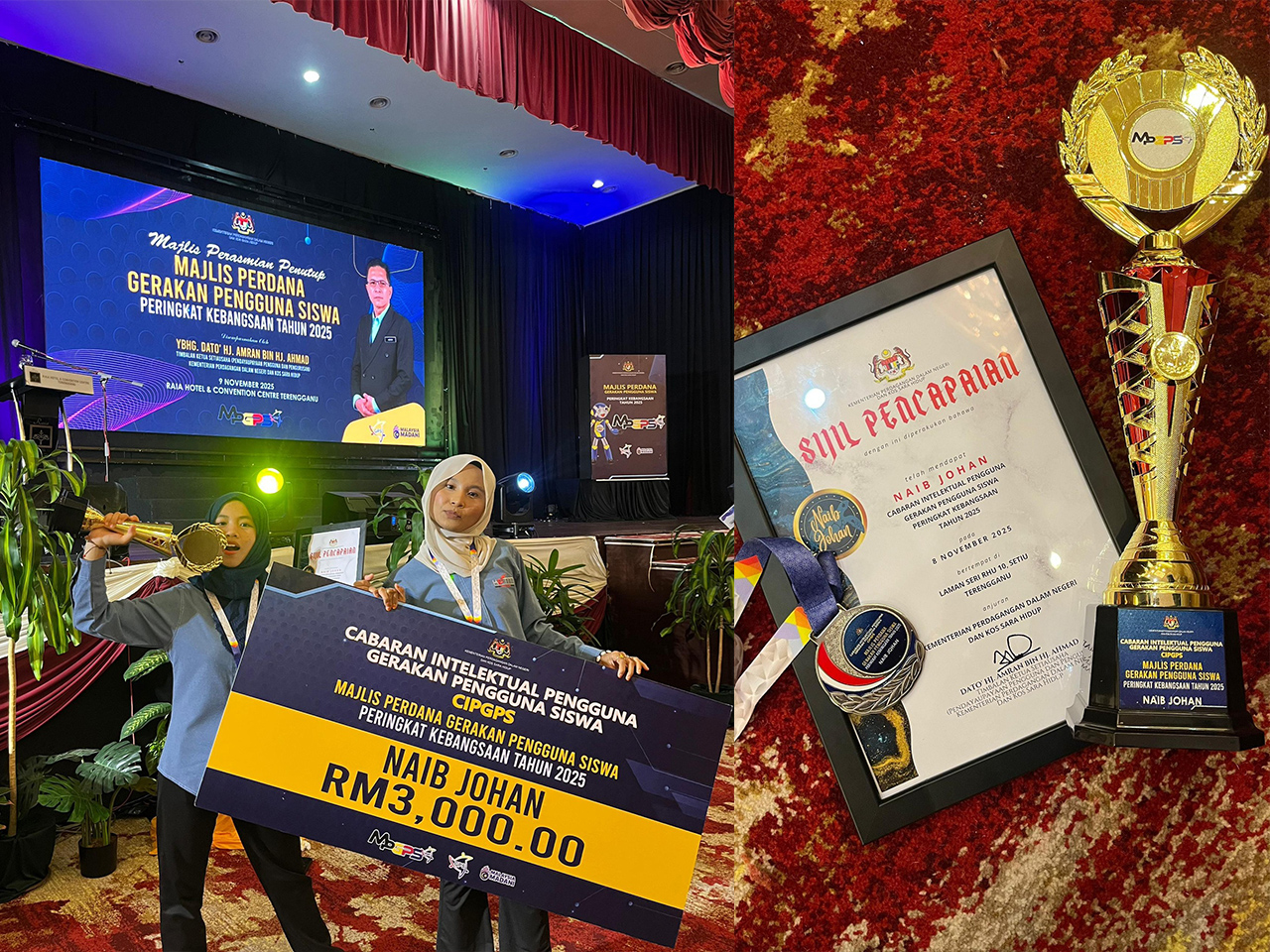 09 November 2025 | KPTM Ipoh Ungguli Naib Johan Cabaran Intelektual Gerakan Pengguna Siswa KPDN 2025